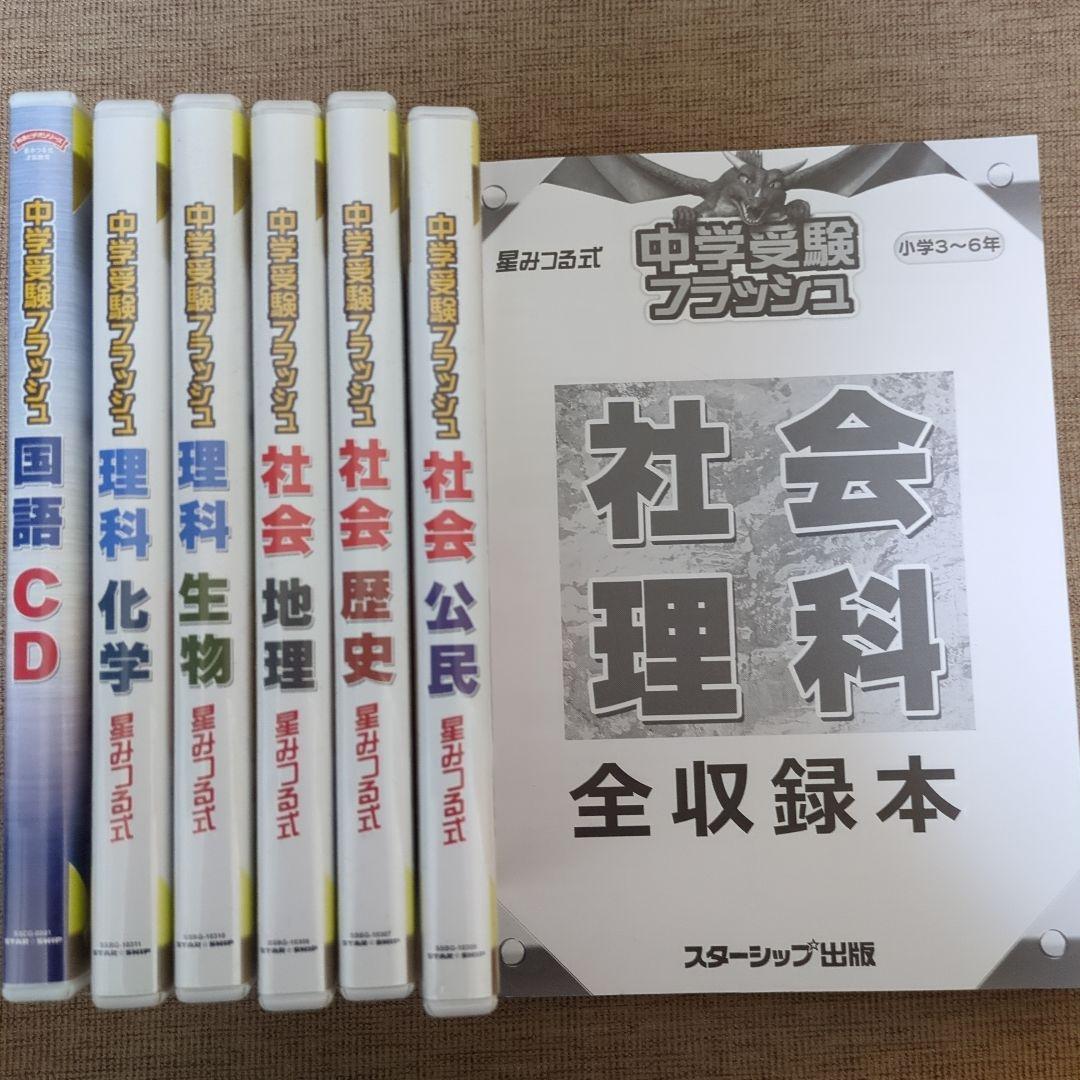 中学受験フラッシュ 社会 公民 DVD & CD 星みつる