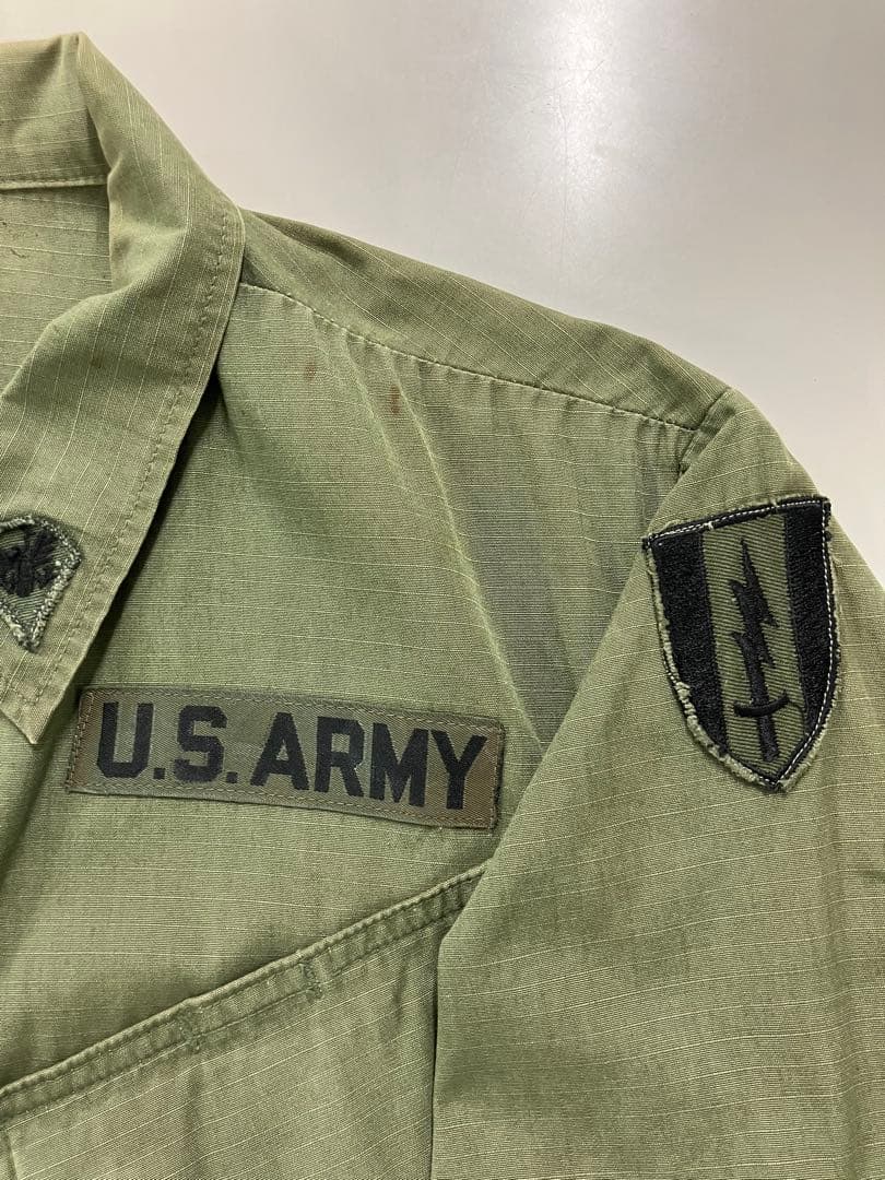 米軍実物　60's ④ ジャングルファティーグ　4th フルパッチ仕様