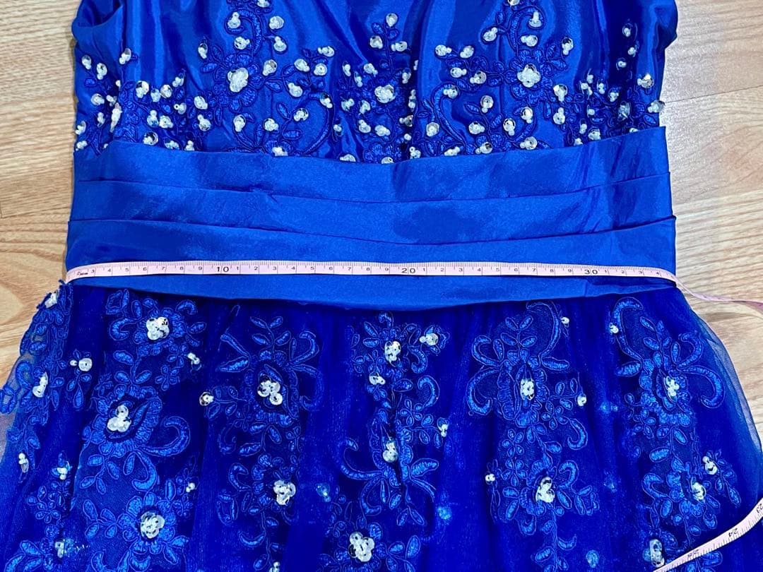 【あんずママ】VERYGENE ベリージェネドレス　ブルー系　未使用