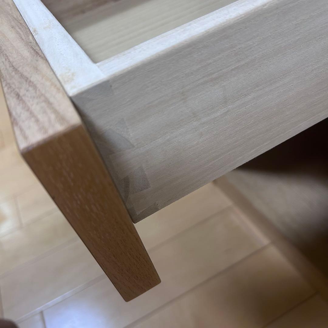 関家具 ナイトチェスト トネリ 極美品 ナチュラル ナイトテーブル 幅35