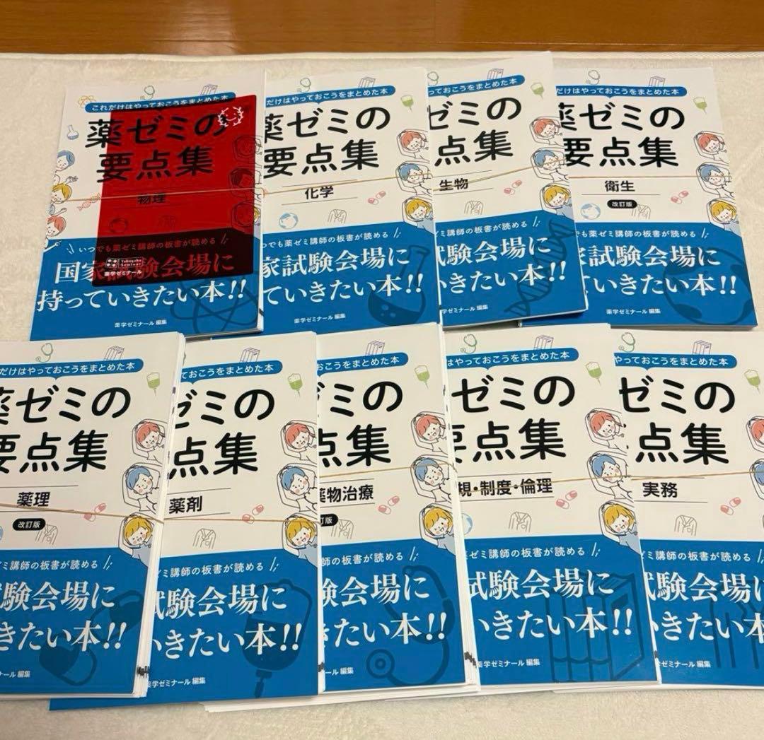 【煎茶】薬ゼミ要点集　裁断済み