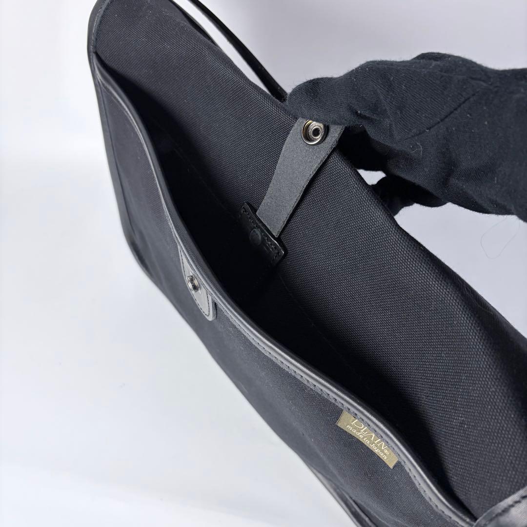 jeteePLAIN　キャンバスバッグ フィールドニューショルダー国産　黒