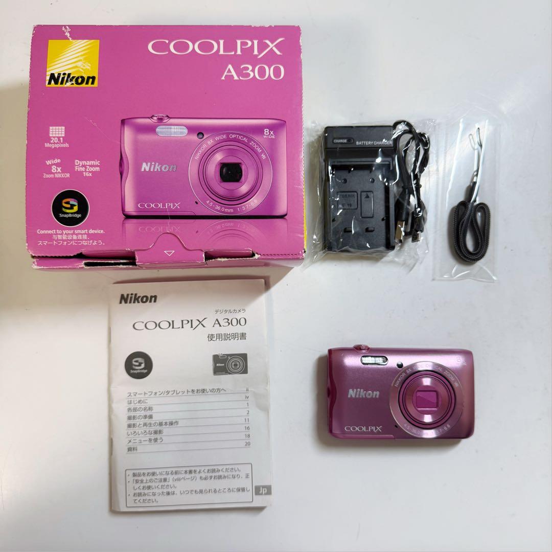美品 Nikon COOLPIX A300 ピンク