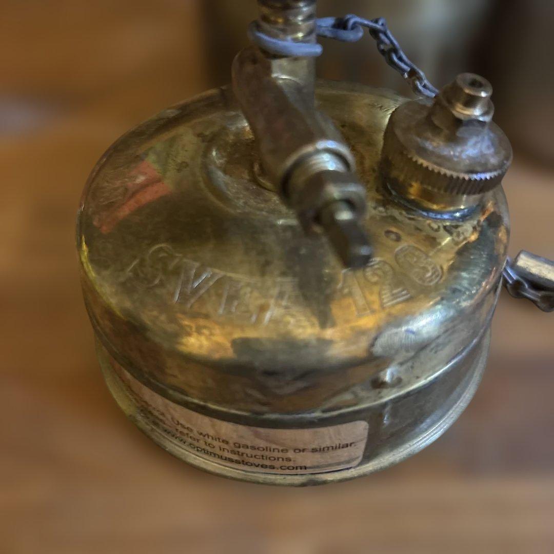 スウェーデン製　OPTIMUS（オプティマス）　真鍮ストーブ　スベア123