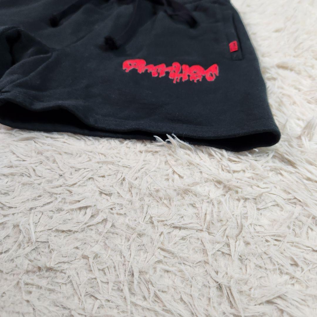 23ss catalyst　カタリスト ロゴ刺繍スウェットハーフパンツ L