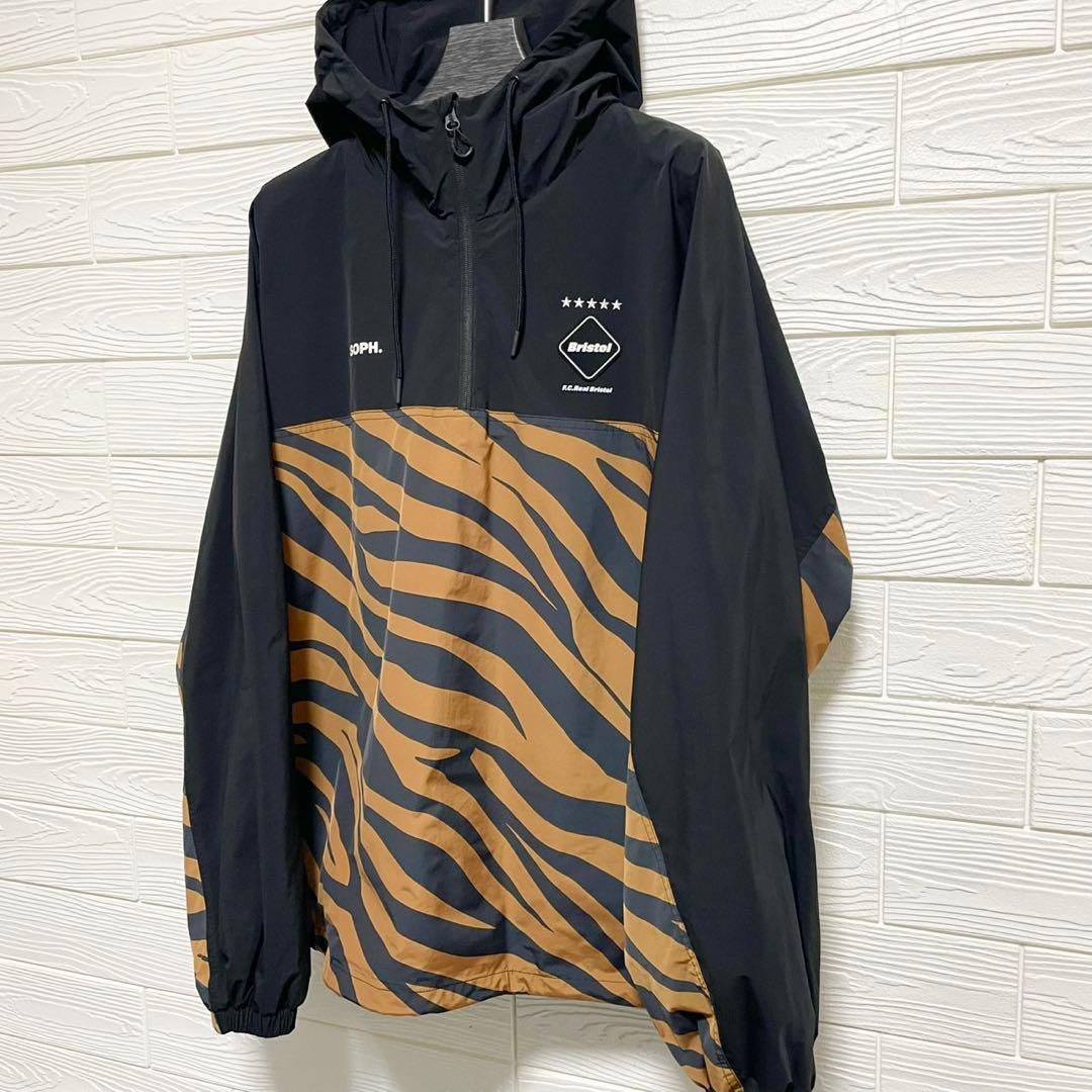 美品 FC.Real ブリストル FCRB 23AW アノラックパーカー ゼブラ