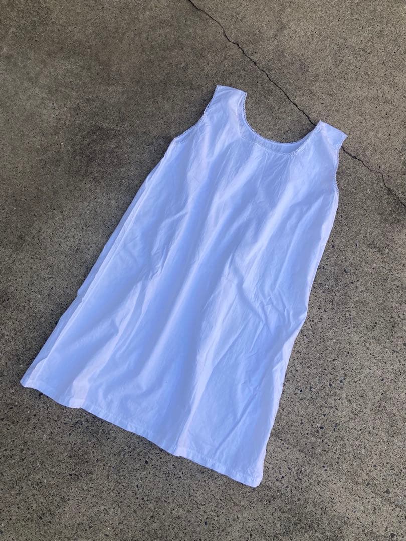 値下げ1920sフランスアンティークキャミソール　ヴィンテージthenime古着