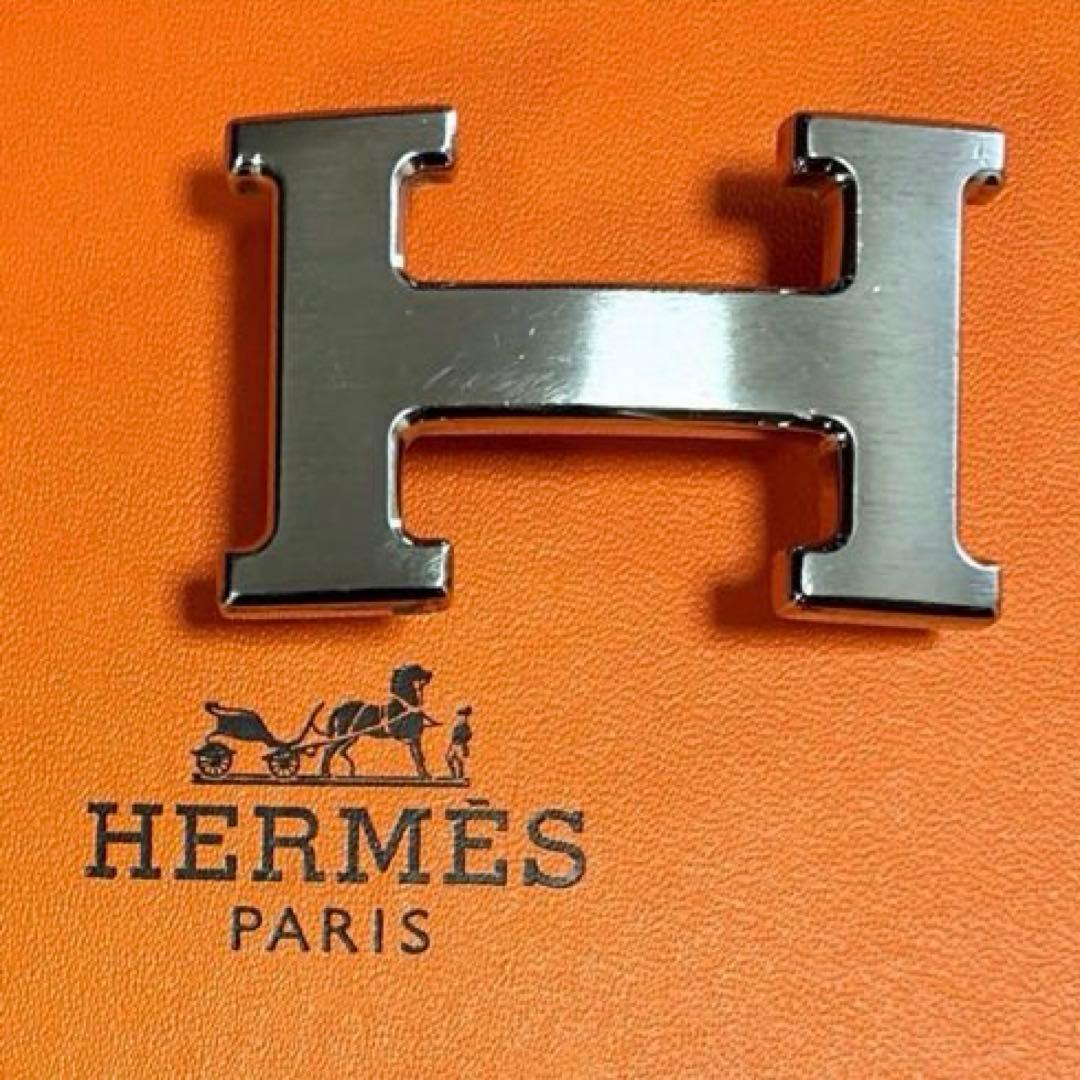 梅屋　HERMES エルメス コンスタンス Hベルト バックル シルバー