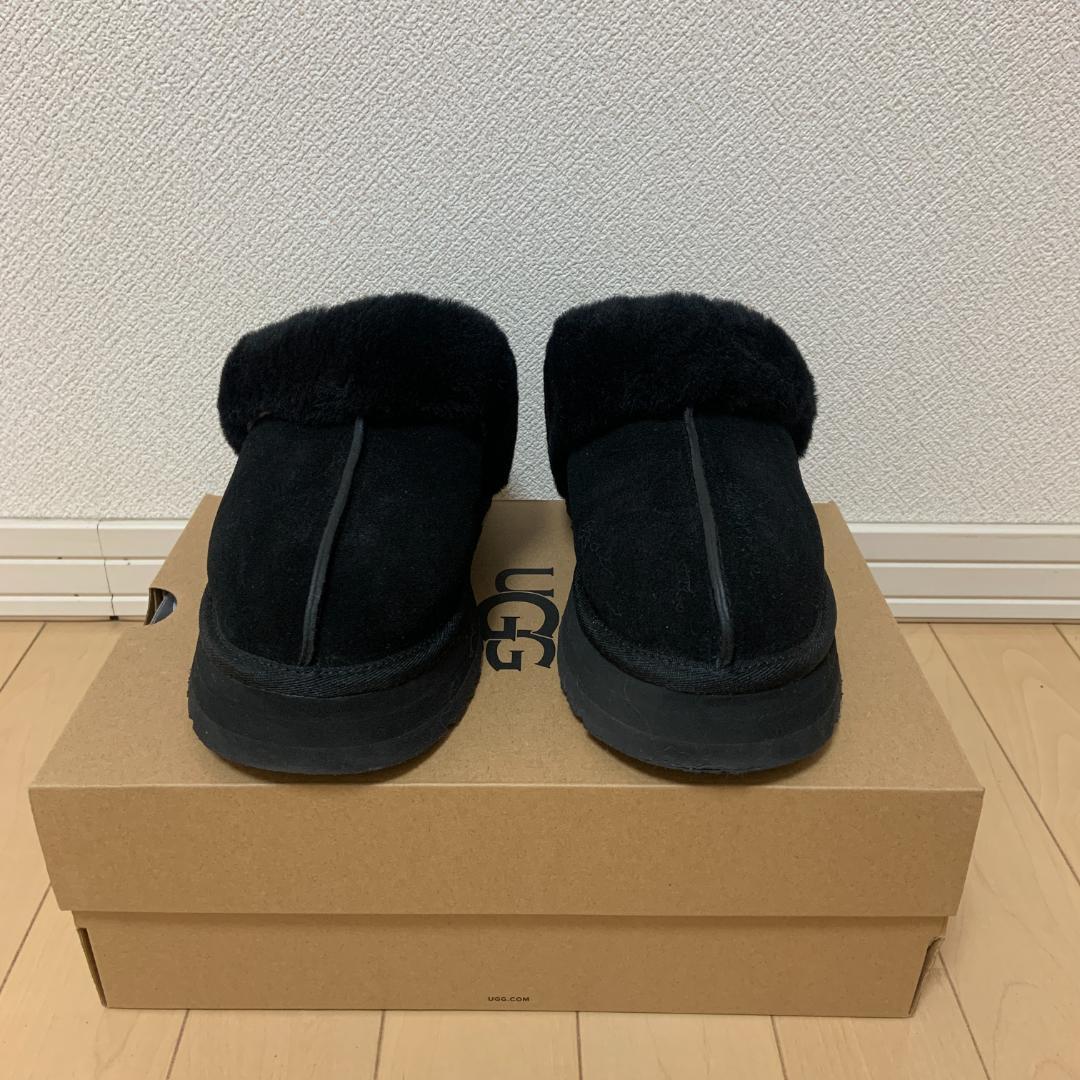UGGディスケット　US6　23センチ　正規品　ムートン　スリッポン　黒