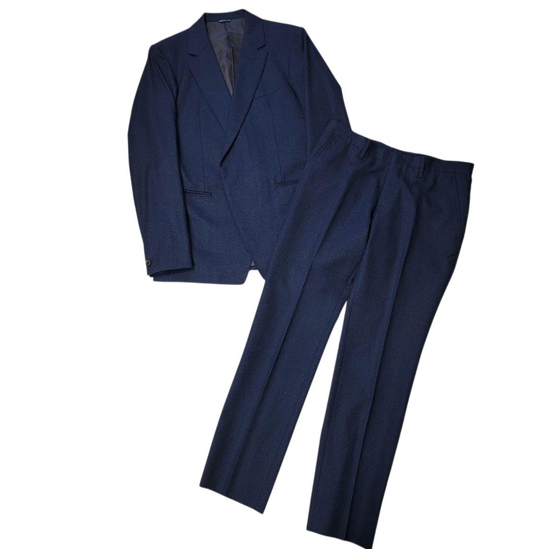 ほぼ未使用 ジュンハシモト カノニコ120 セミダブルジャケット パンツ スーツ