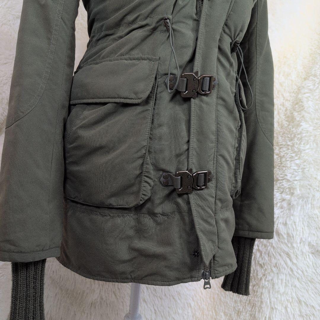 SLY ミリタリーモッズコート ボアライナーフード カーキ 鬼ファー 平成ギャル