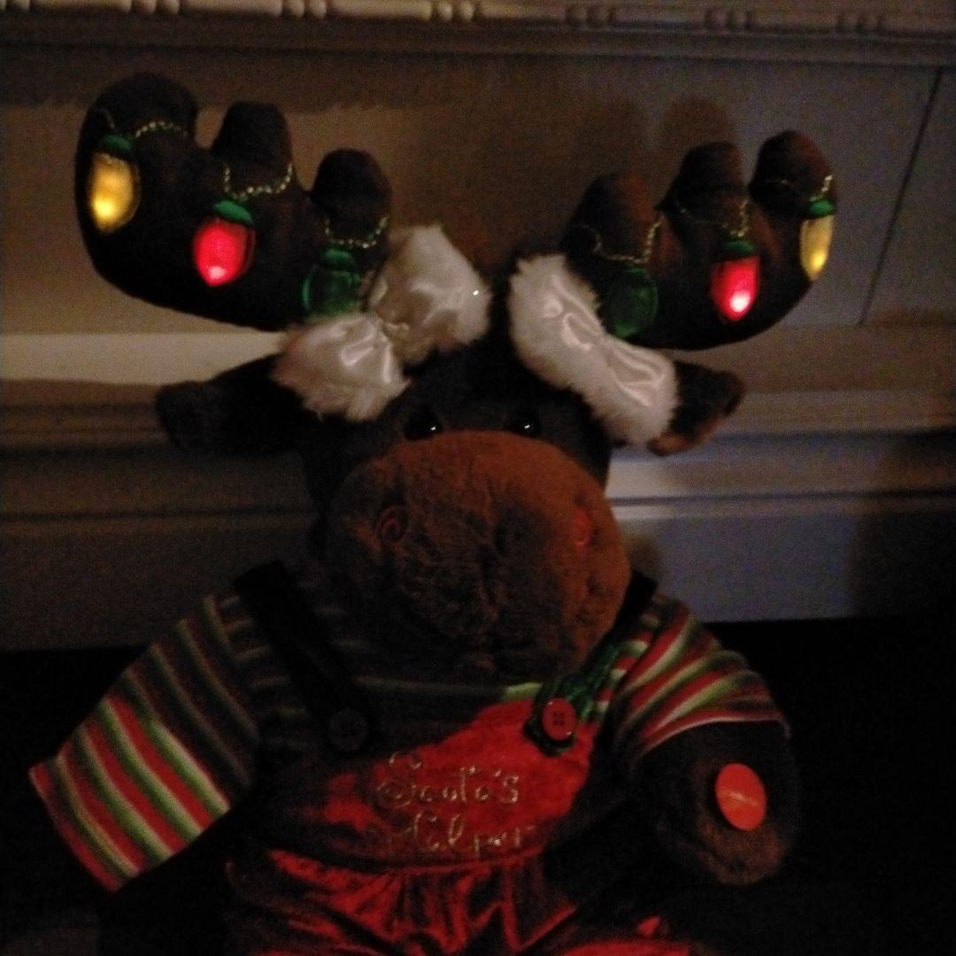 ビルドアベア　クリスマスコスチューム付　トナカイぬいぐるみ　光る