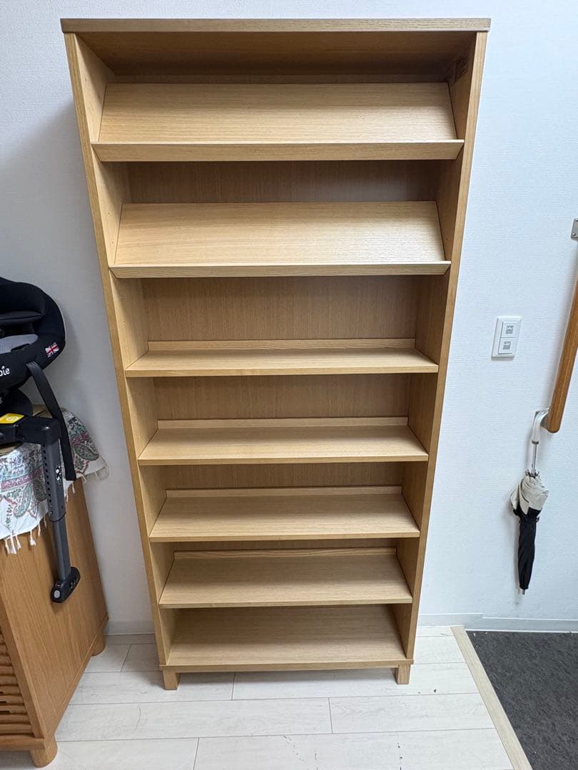 無印良品 MUJI 組み合わせて使える木製収納 ミドルタイプ 奥行21cm①