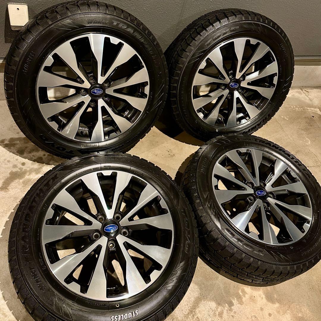 【最終値下げ】アウトバックBS9純正ホイール＆スタッドレス4本セット