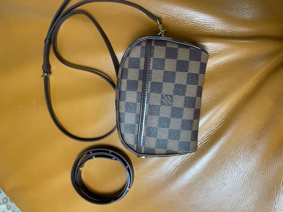 louis vuitton ダミエ、大事に使ってたので綺麗です