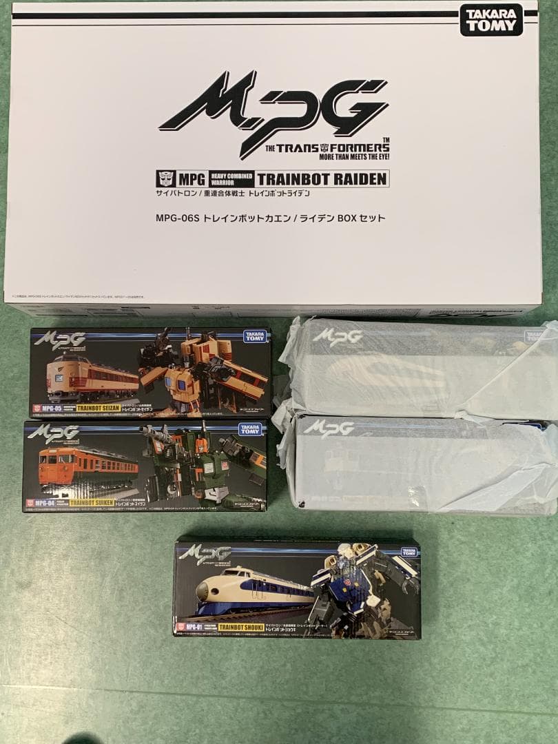 T*N様 MPG トレインボット ライデン BOX セット 【５個新品未開封・１