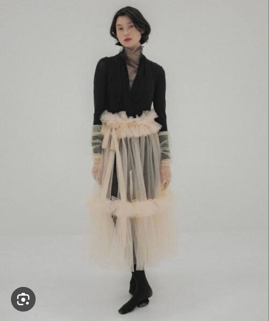 VIVIANO 3WAYレイヤードチュールスカート