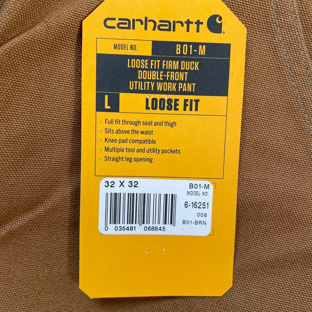 Carhartt USA B01 brown double knee 32×32