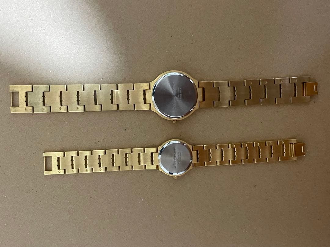 ハリーコリンヌ FINEGOLD 999.9 ゴールド 腕時計 ペアセット