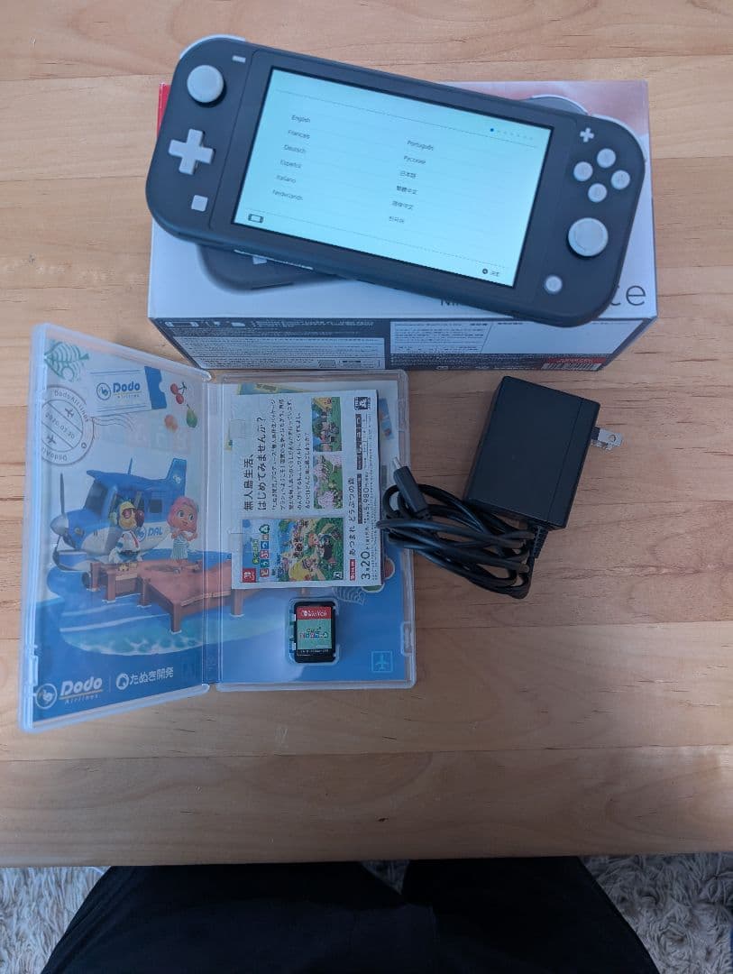 Nintendo Switch Lite グレー 本体 +あつ森ソフトセット