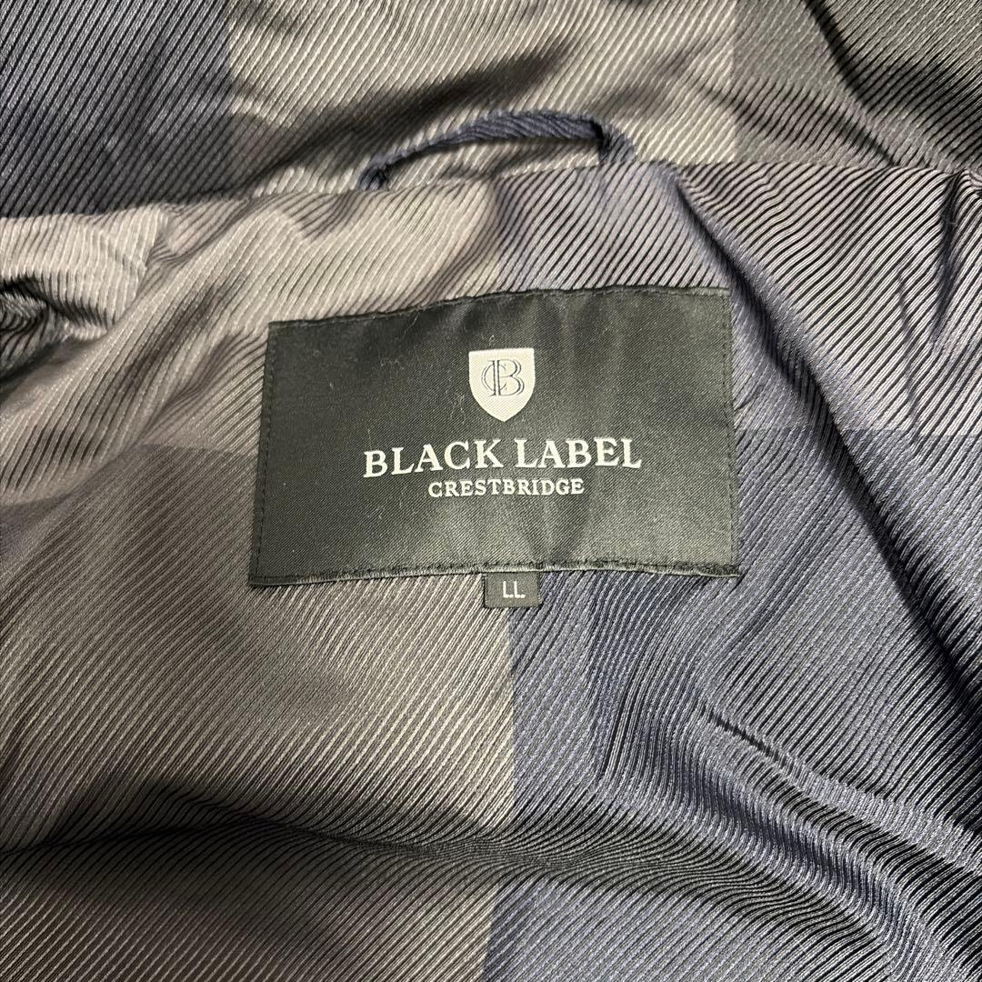 クレストブリッジチェックコンビダウン ジャケット　LL　中古