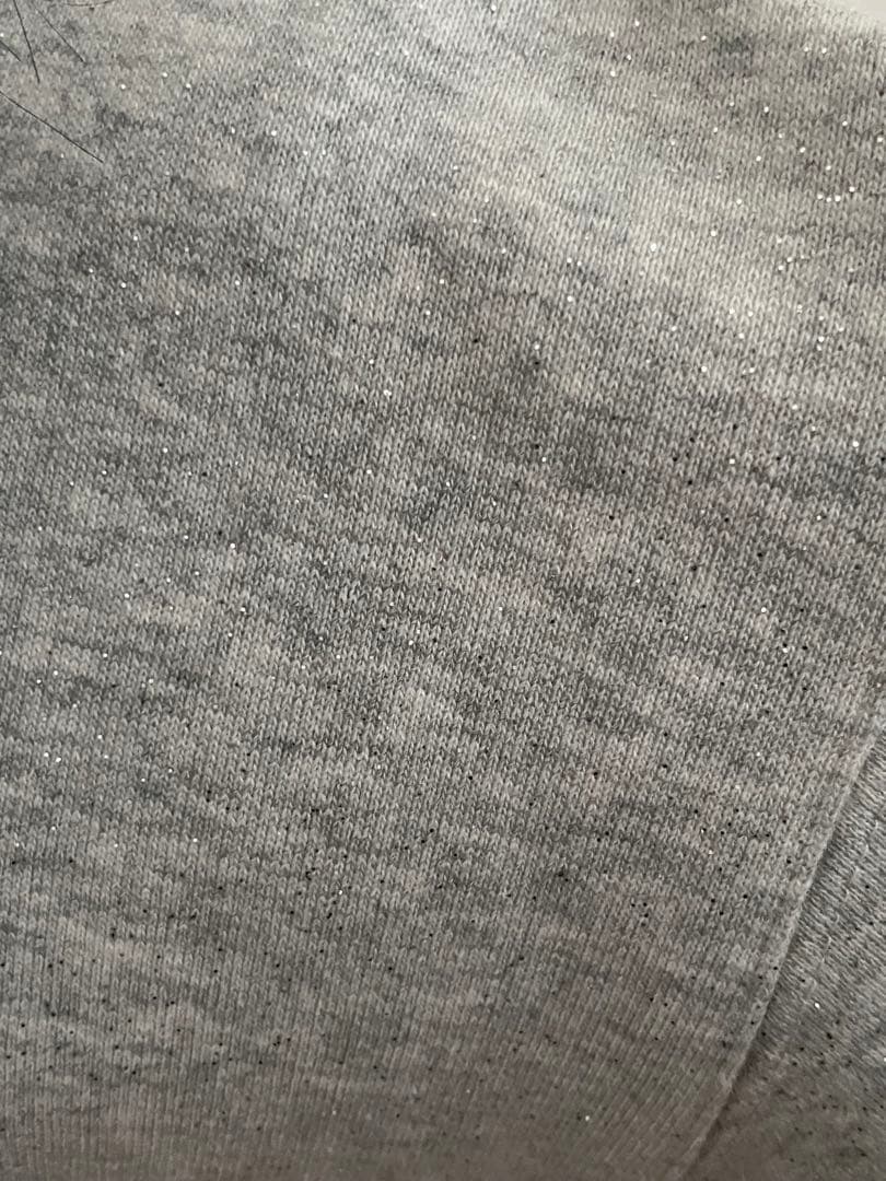 9090girl グリッターファー ジップパーカー 90ロゴ 正規品