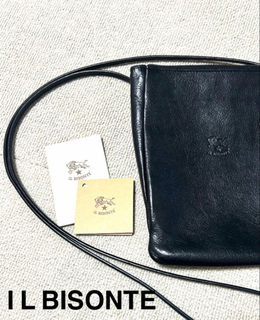 IL BISONTE イルビゾンテ スマホショルダー　ミニ　ポーチ　バッグ
