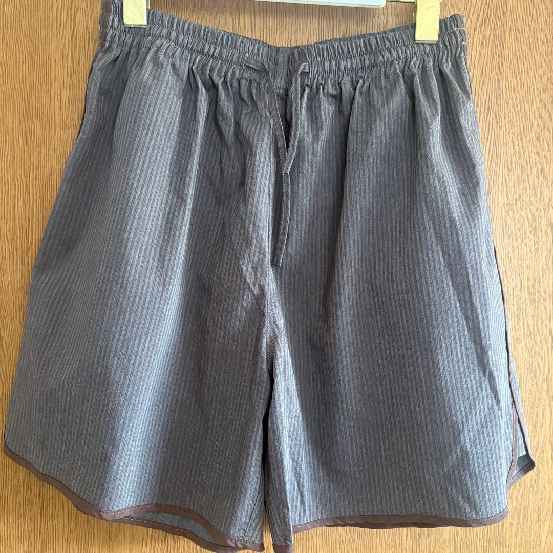 todayfulストライプハーフパンツ(チャコールグレー試着のみ)