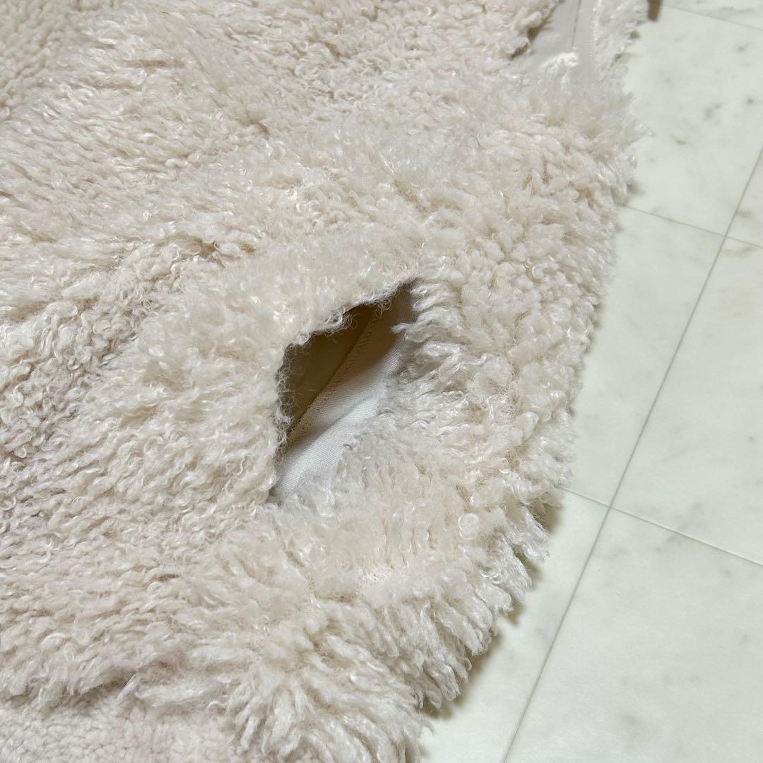 23区 ECOPEL カーリーファーコンビ ジレ ロング 2023AW 32