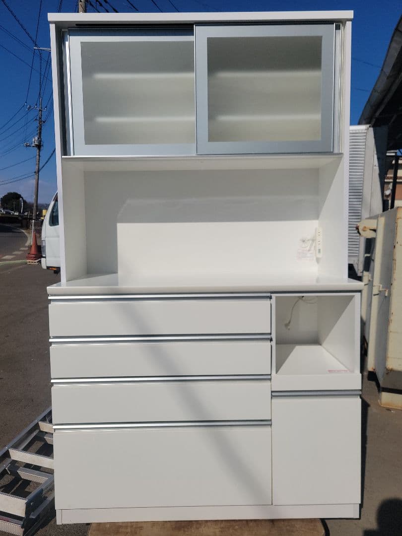 ニトリ キッチンボード 120-2 AG-S-WH ホワイト★