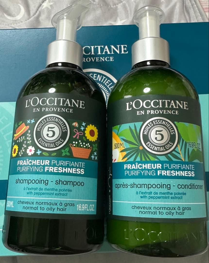 【新品】ロクシタン ファイブハーブス ピュアフレッシュネスシャンプー セット