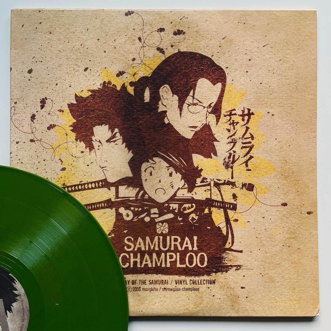 3LP レコード サムライチャンプルー Nujabes ヌジャベス 盤一部難あり