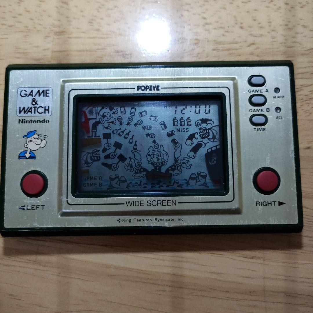 ゲーム&ウォッチ ポパイ　任天堂ニンテンドーNintendo　メンテナンス済み