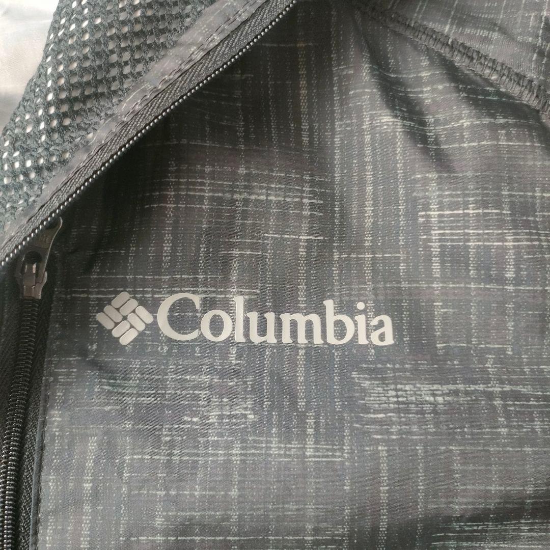 Columbia ナイロンジャケット ブラック 総柄 shell 7