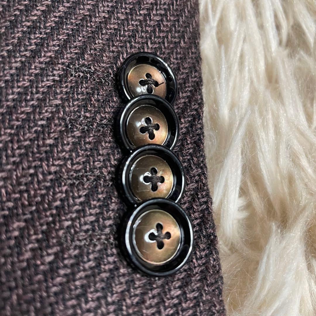 美品 タリアトーレ ブリッラ別注 テーラードジャケット メンズ リネン混