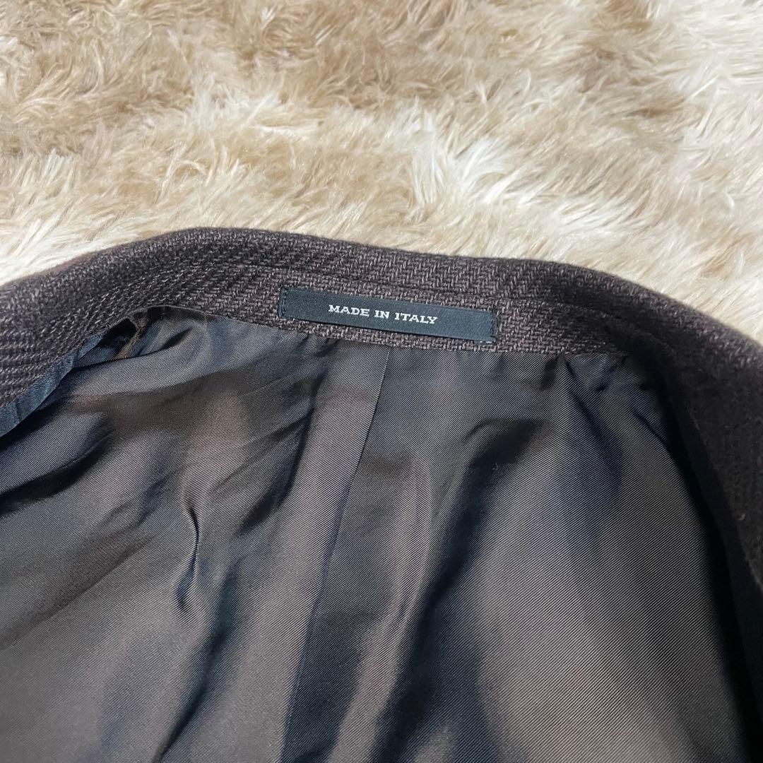 美品 タリアトーレ ブリッラ別注 テーラードジャケット メンズ リネン混