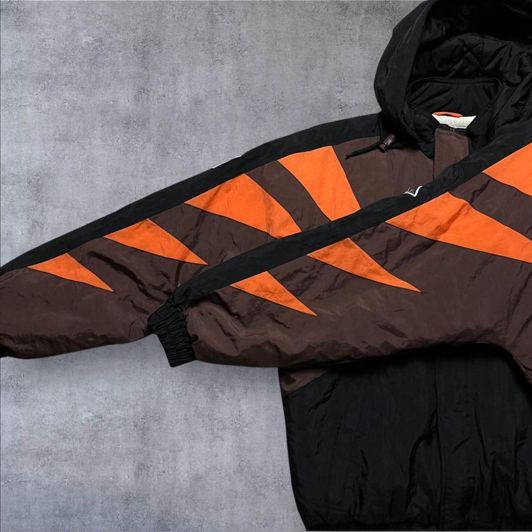 90s NFL ブラウンズ 中綿ジャケット ヴィンテージ チームロゴ刺繍