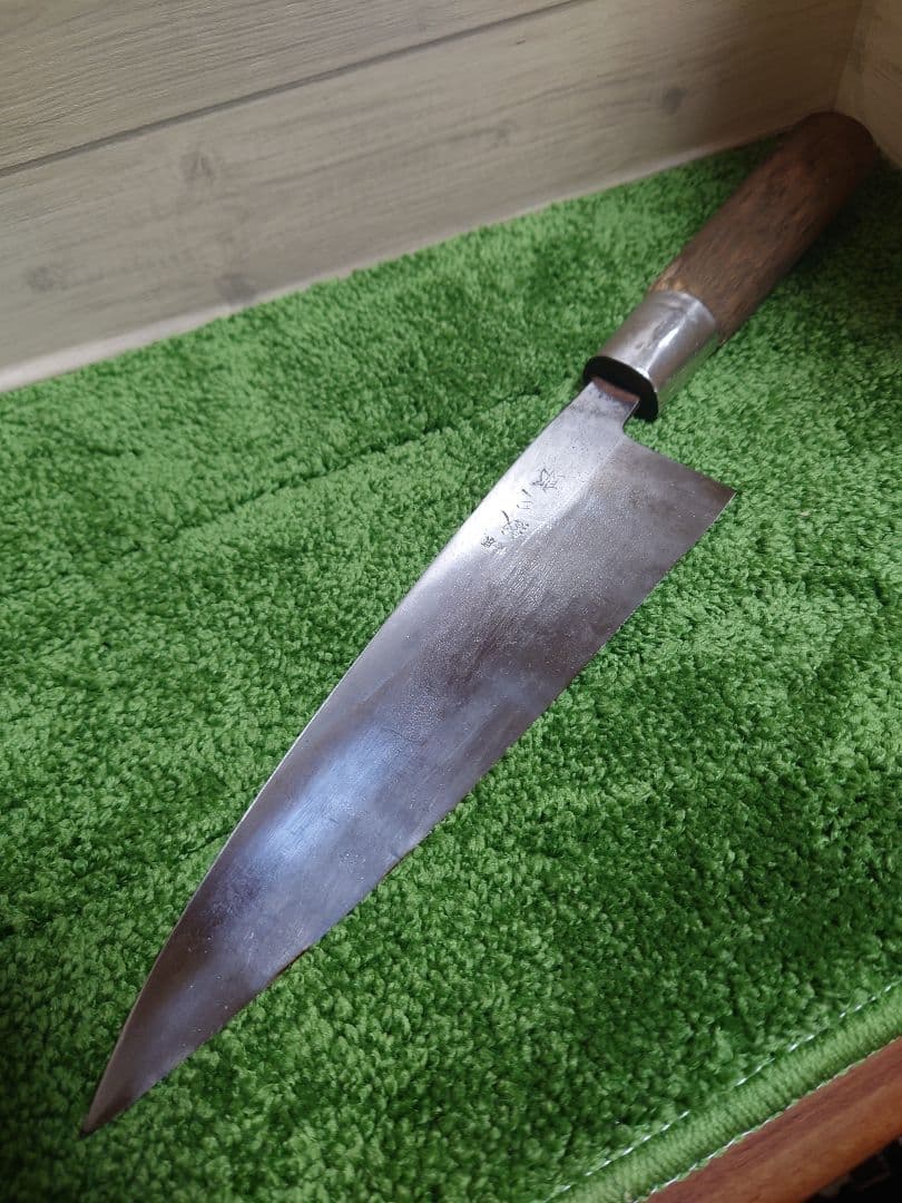 東京 紋三郎 解体包丁 出刃包丁 220mm まぐろ包丁 大出刃