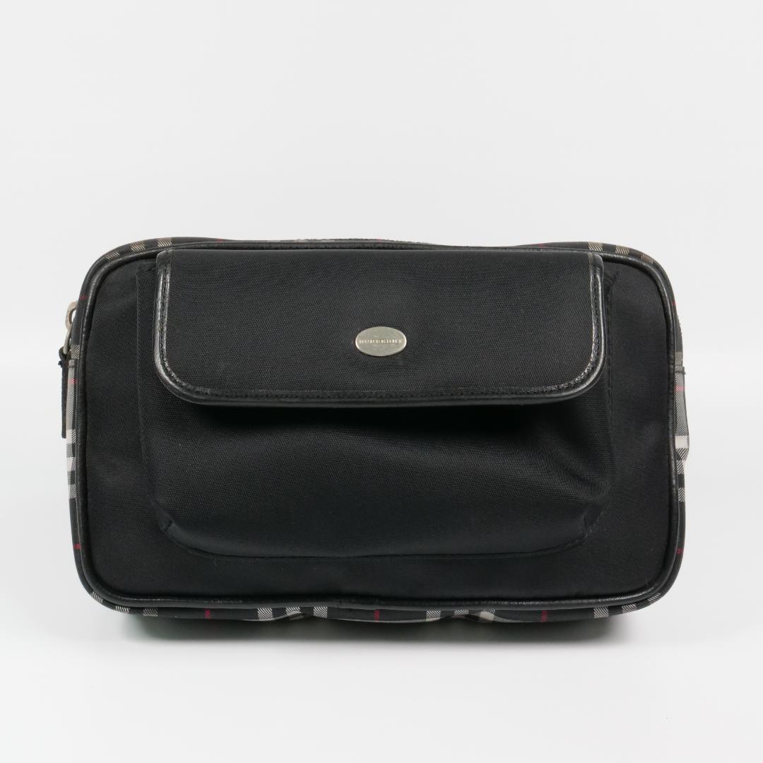 希少上品✨バーバリー ウエストバッグ ノバチェック キャンバス