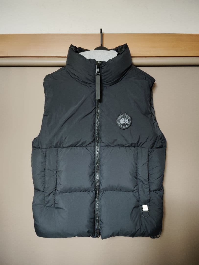   BLACKLABELダウンベスト 黒 エバレット L