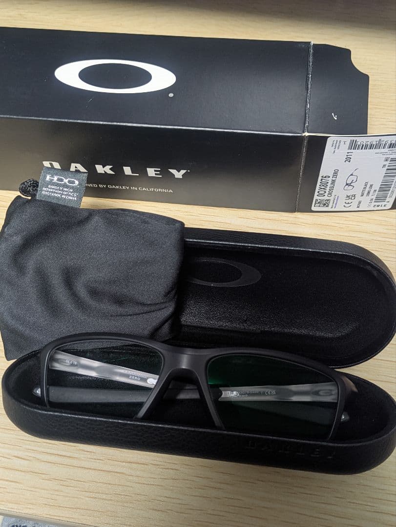 Oakley スポーツメガネ 両目 +4.00 ブラック/クリア