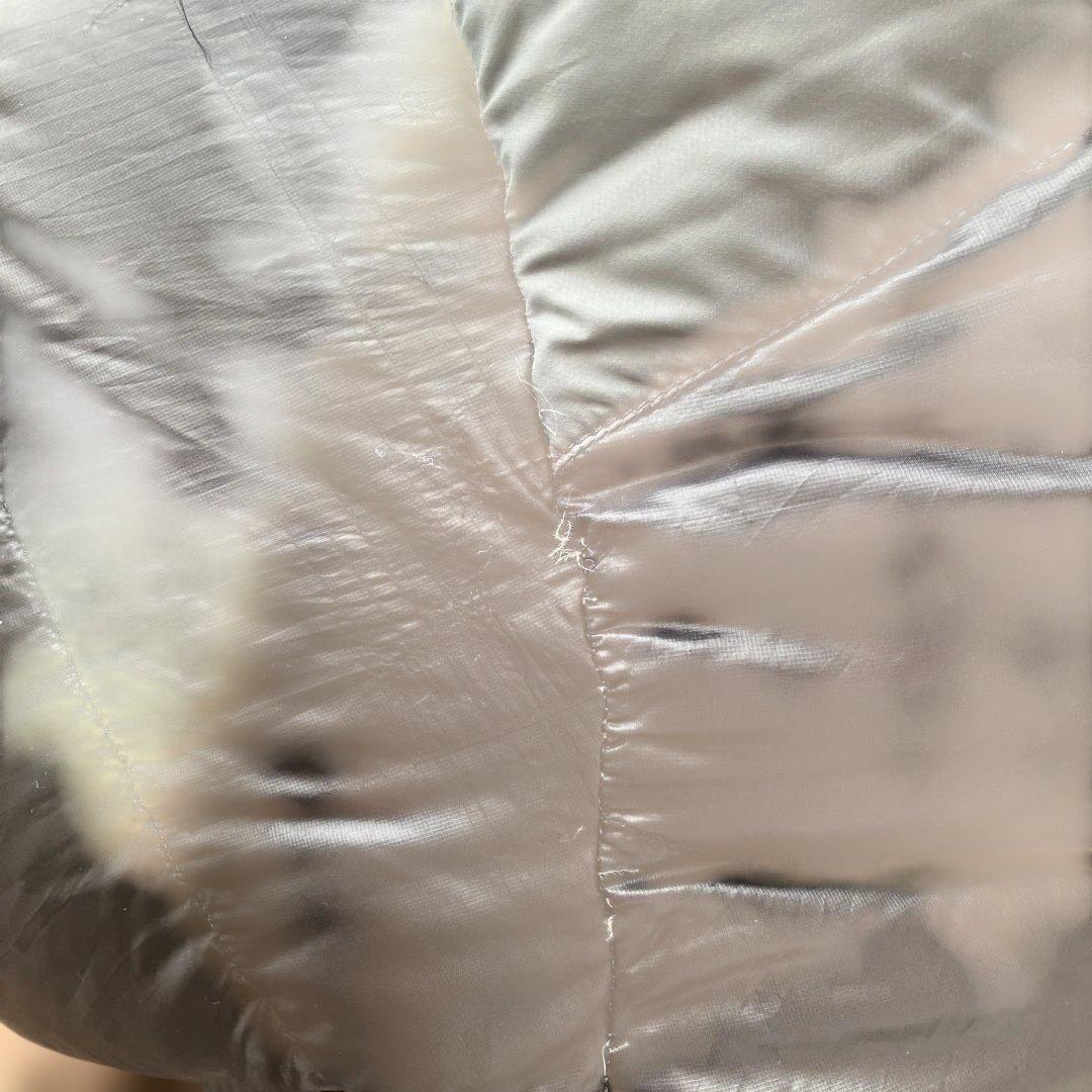 ［かいと］Patagoniaフード付きダウンジャケット ブラック/グレーM