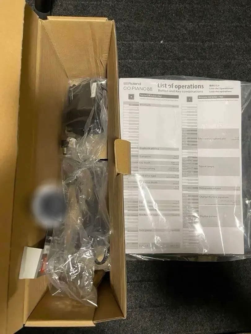 あや。さん新型Roland GO:PIANO88(GO-88PX)