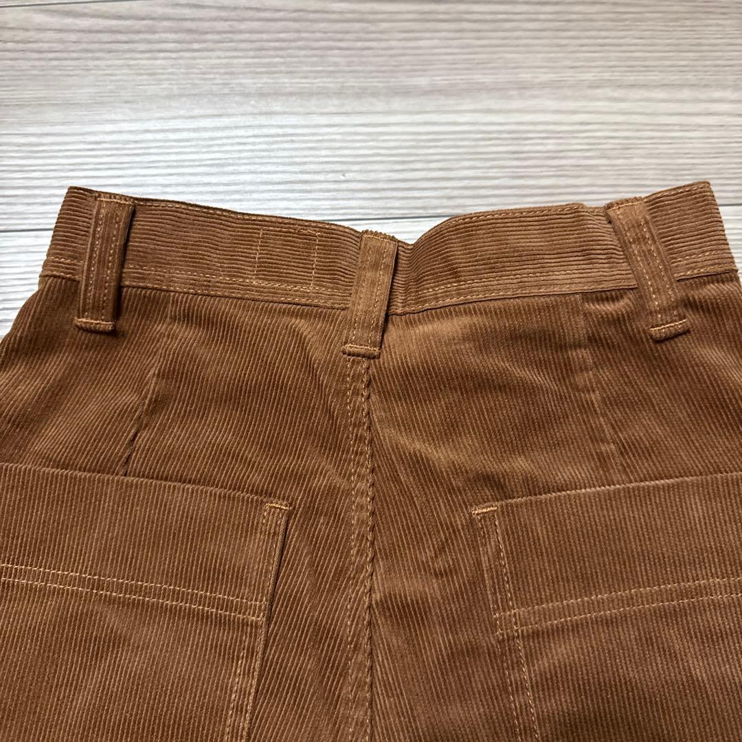 KIN コーデュロイパンツ　細畝　ブラウン　Sサイズ　新品未使用　マチュピチュ