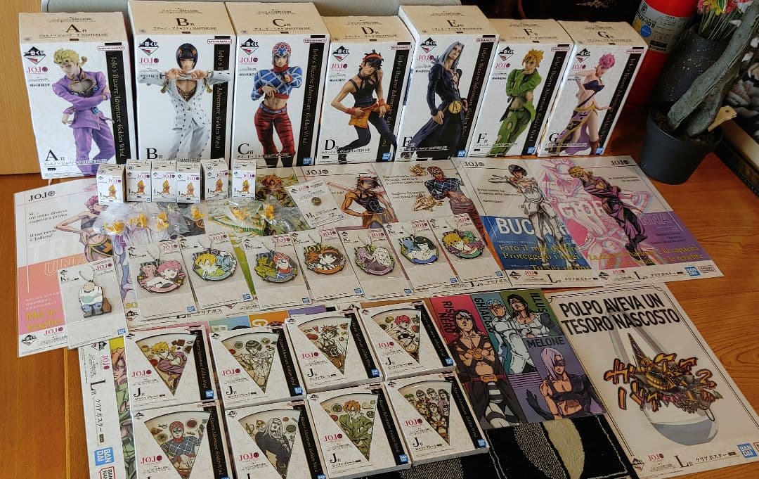 【JOJO ジョジョ】黄金の風  一番くじセット