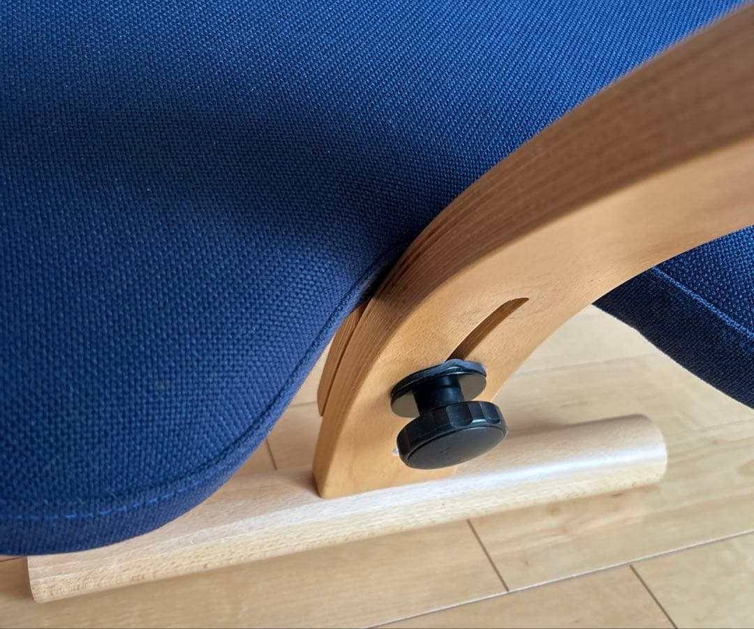 balans Easyバランスチェア　イージー　ネイビー【北欧柄専用カバー付き】