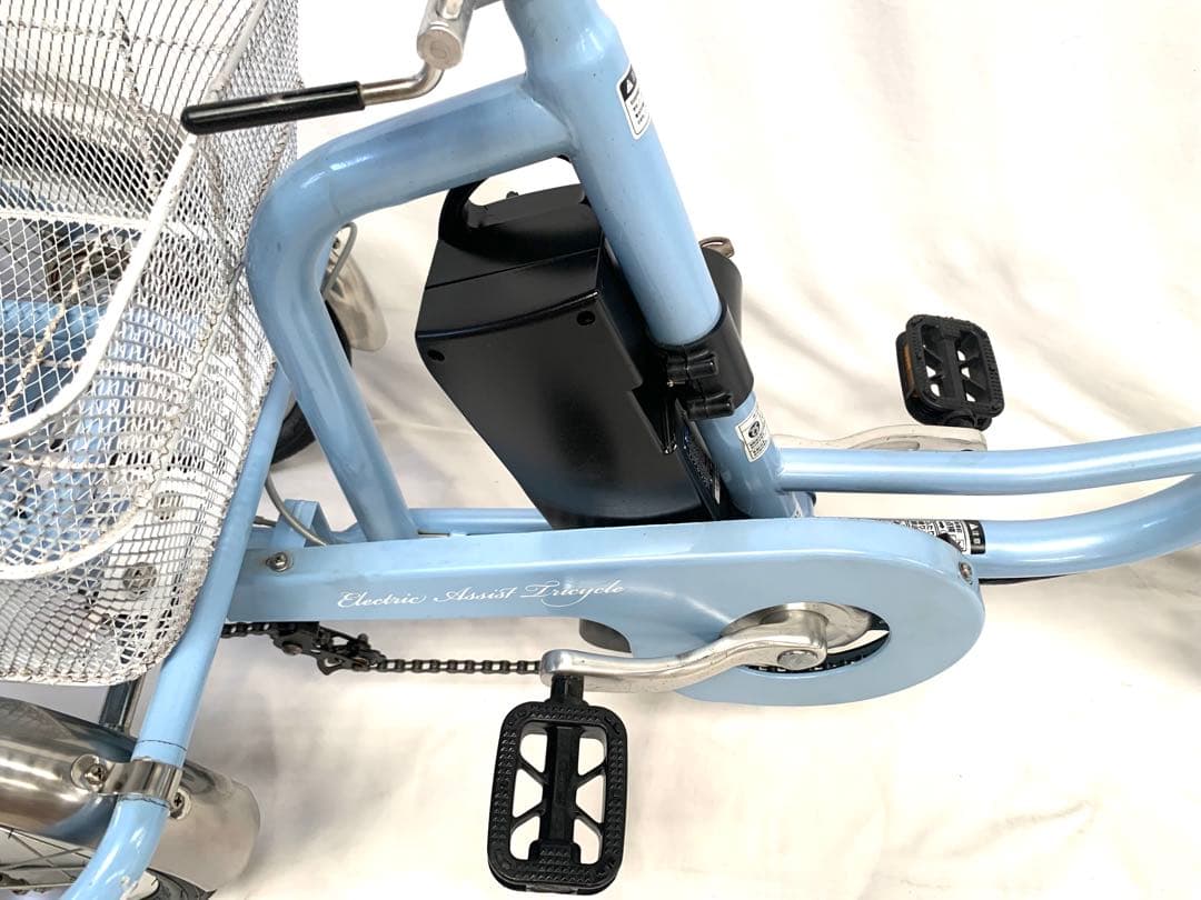 【即乘】送料無料 電動アシスト三輪自転車 10Ah 20-16インチ動作確認済