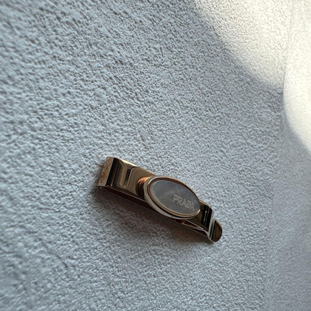 PRADA tieTack　プラダネクタイピン　 ロゴモチーフ プラダタイピン