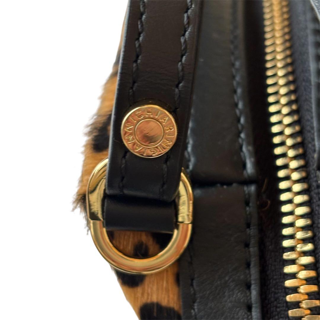 【タグ付き未使用品】ジャンニキアリーニアリファSハラコショルダーバッグ