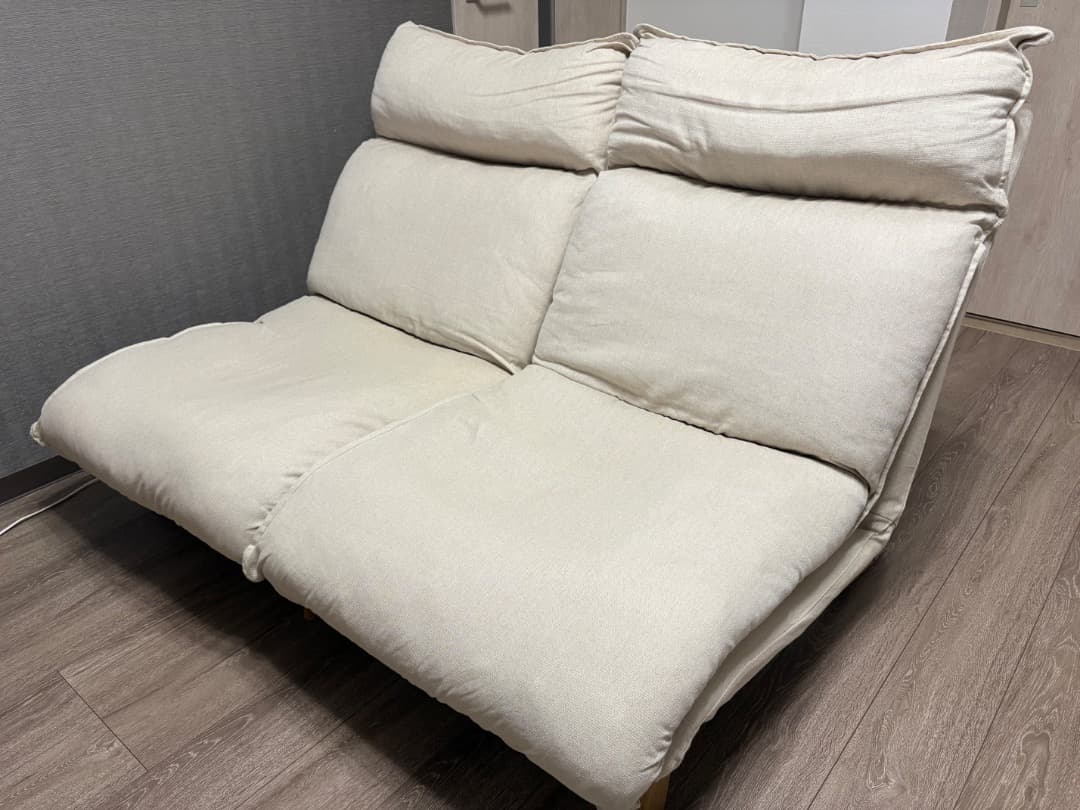 【1いち】セット販売① 無印良品リクライニングソファ + オットマン